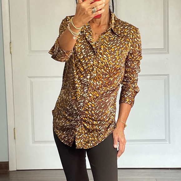 Diesel Vintage Pointed Collar Button Down Shirt size M - Picture 2 of 14